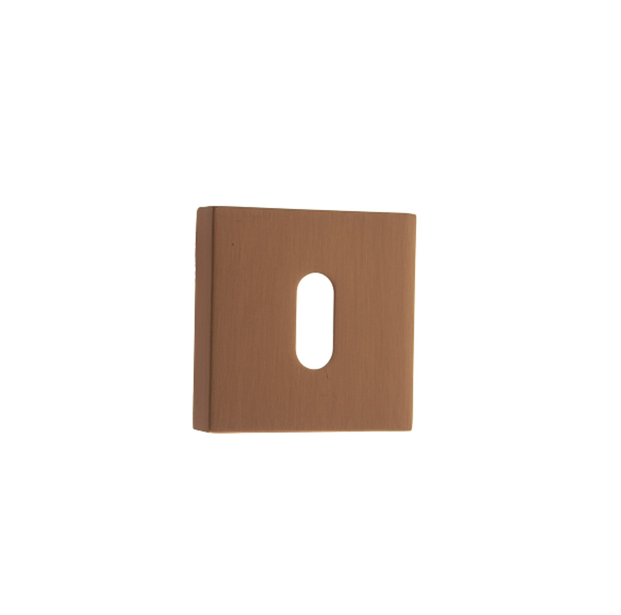 FMSKUSC Forme Key Escutcheons on Minimal Square Rose - Urban Satin Copper