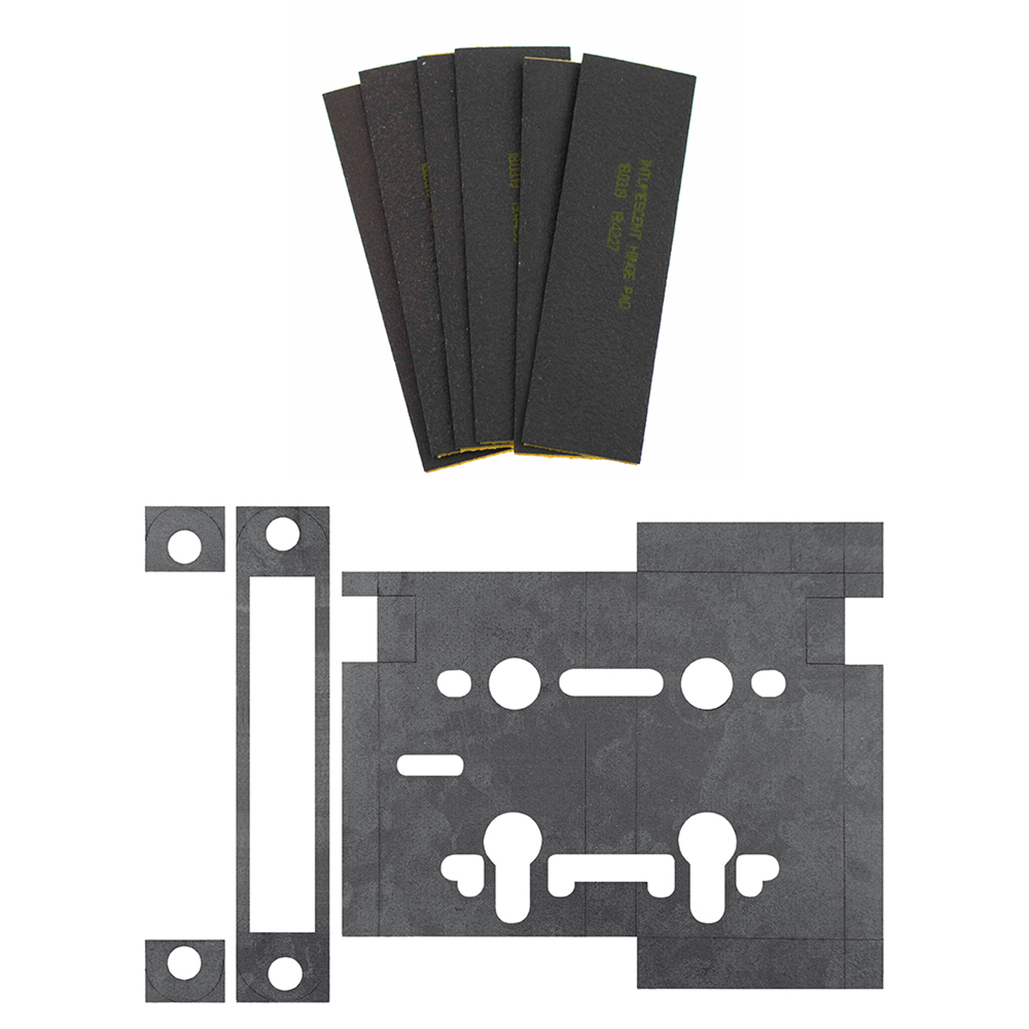 INPFD604 Atlantic Bathroom Lock & 4" x 3" Hinge Pads Intumescent kit FD60