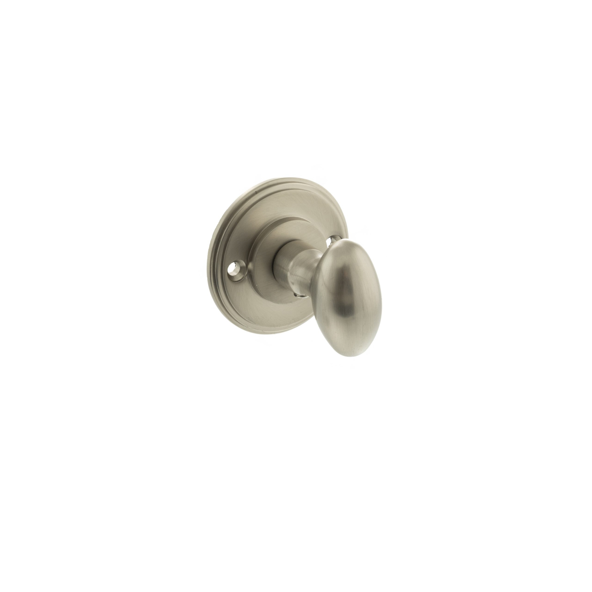 MHOWCSN Millhouse Brass Solid Brass Oval WC Turn and Release - Satin Nickel
