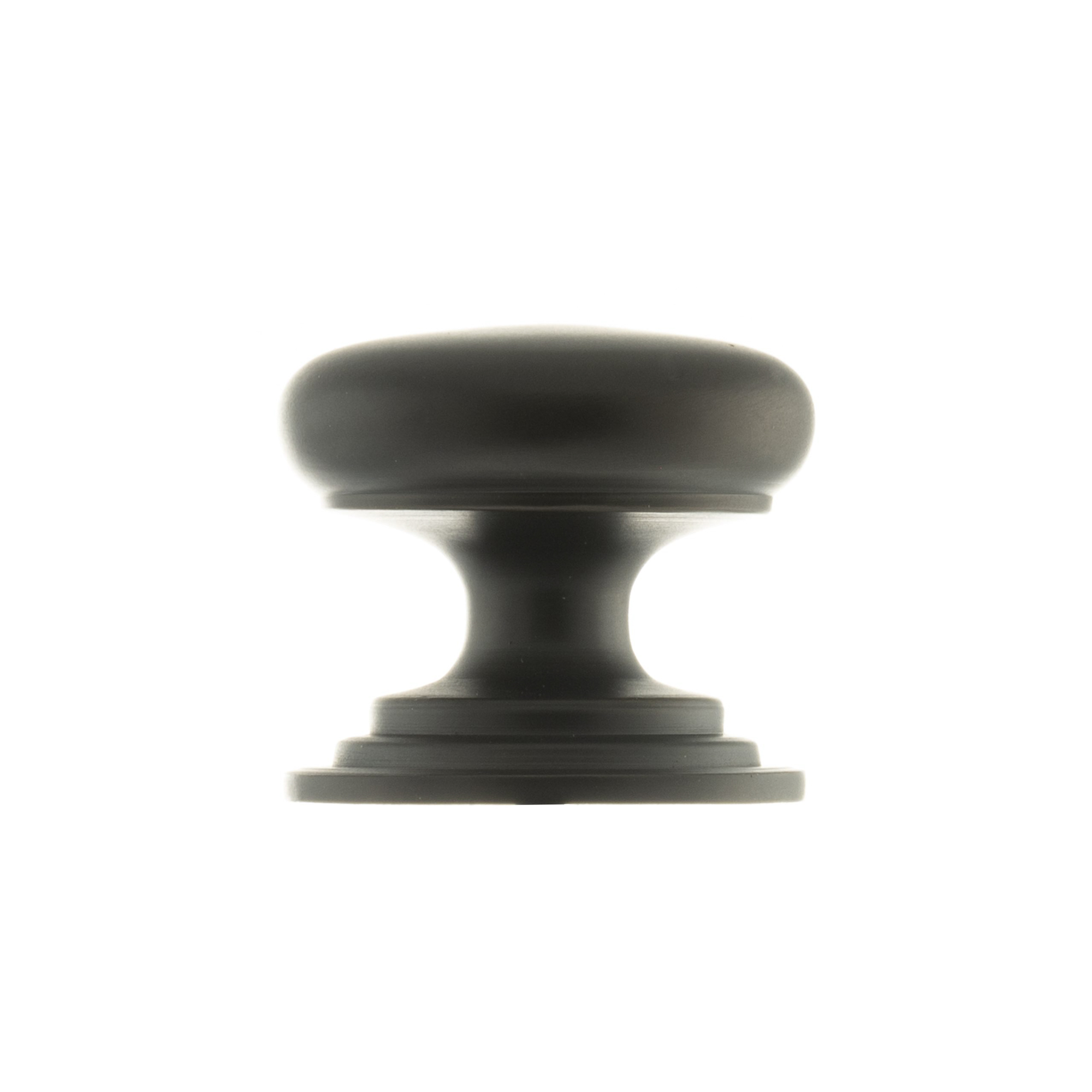 OEC1238UDB Old English Lincoln Solid Brass Victorian Knob 38mm on Concealed Fix - Urban Dark Bronze