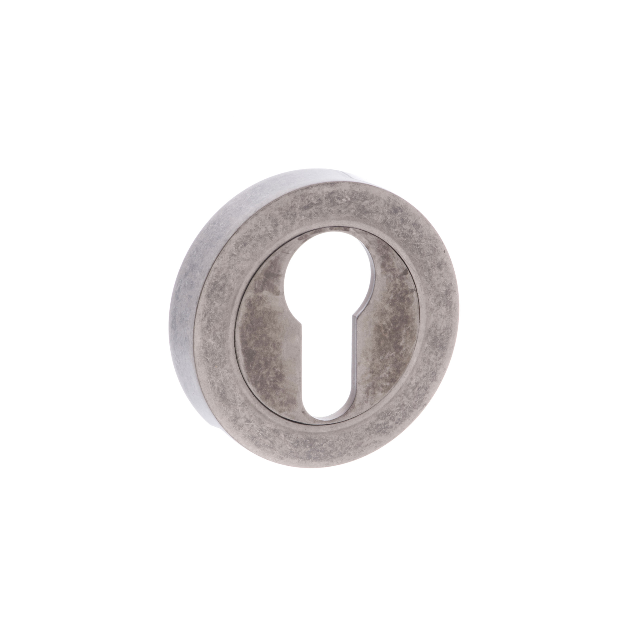 OEESCEDS Old English Euro Escutcheons - Distressed Silver