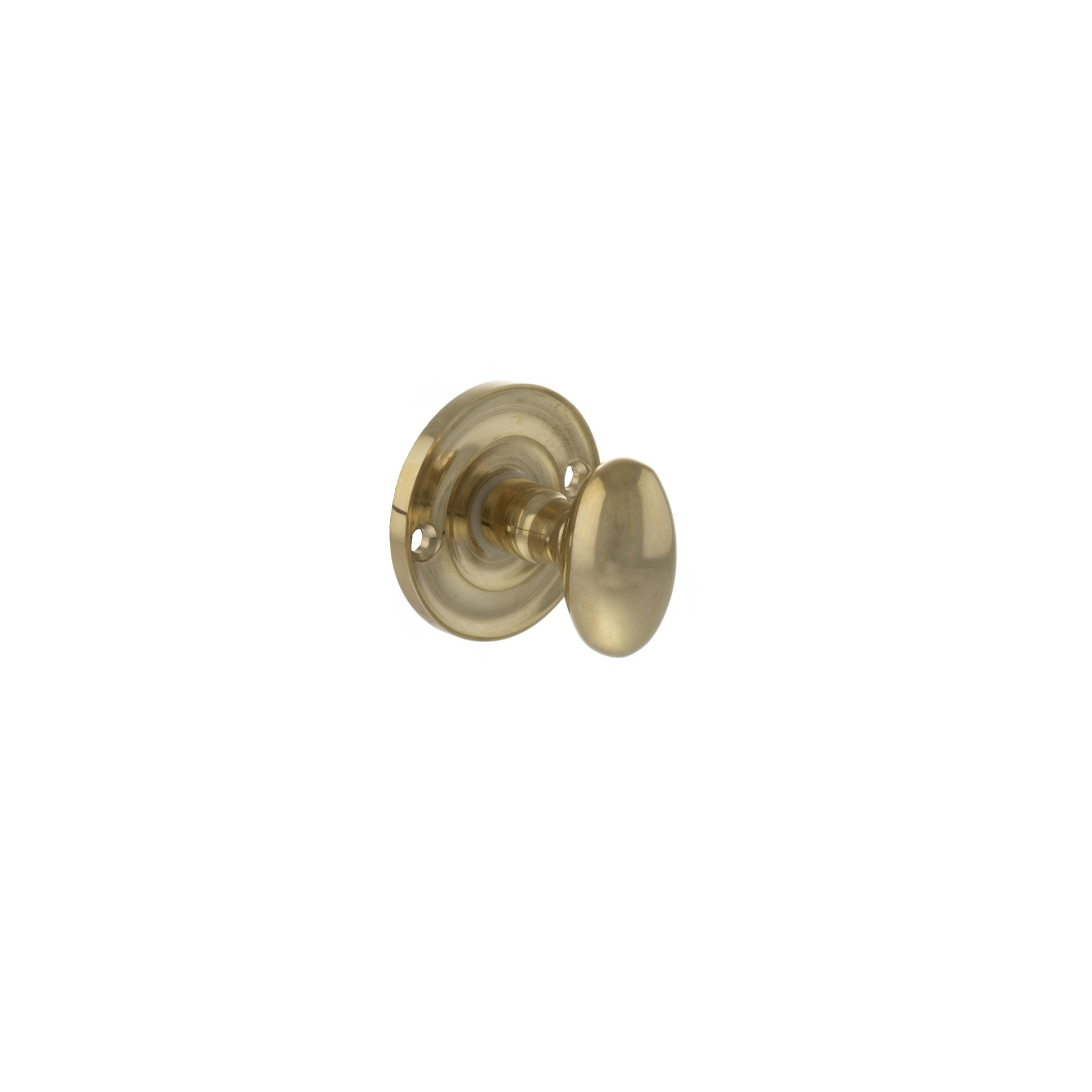 OEOWCRB Old English Solid Brass Oval WC Turn and Release - Unlacquered Brass