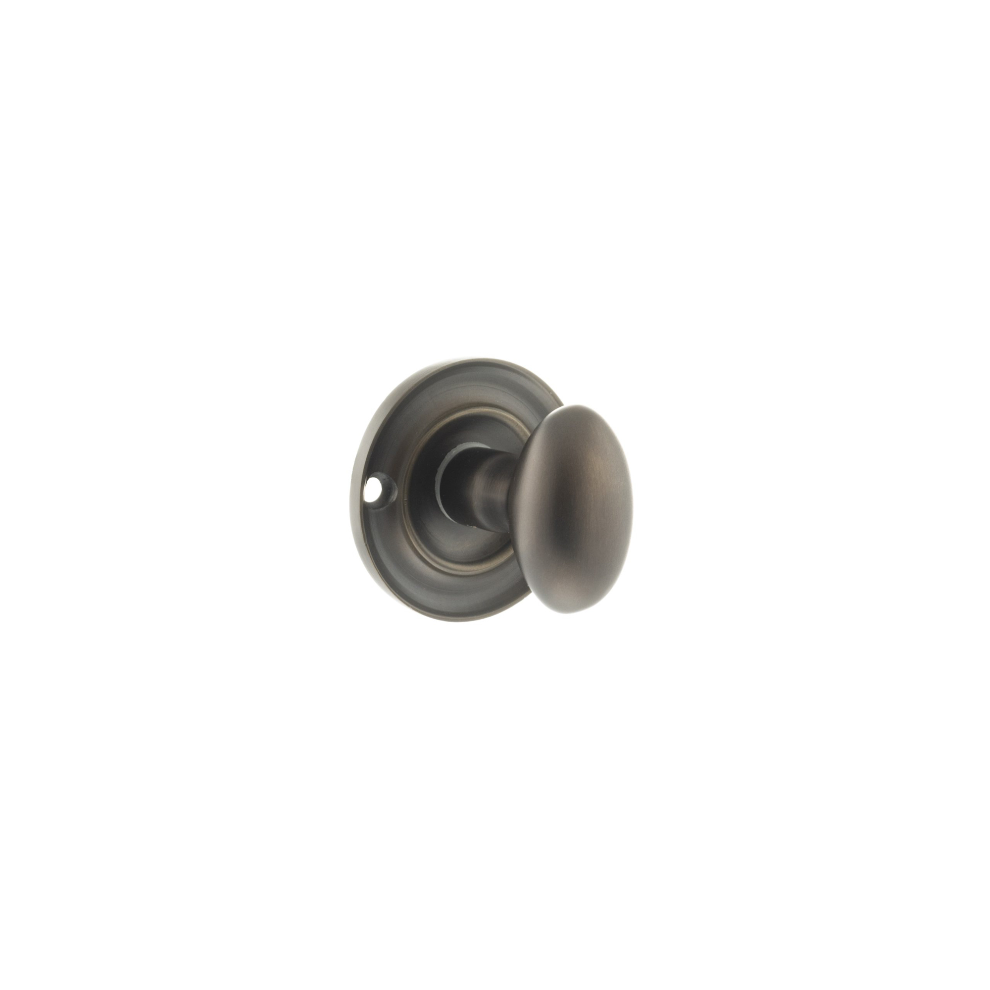 OEOWCUDB Old English Solid Brass Oval WC Turn and Release - Urban Dark Bronze