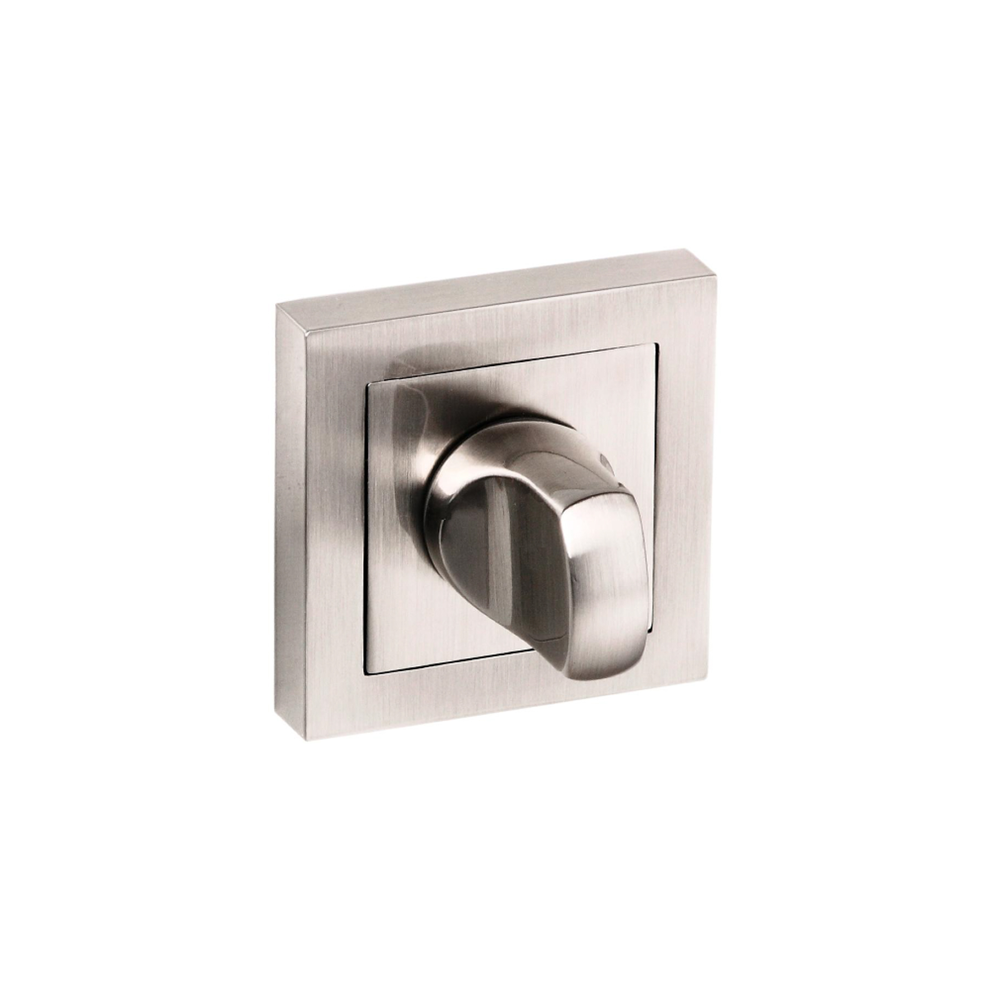 SPCWCSN Senza Pari WC Turn and Release on Square Rose - Satin Nickel