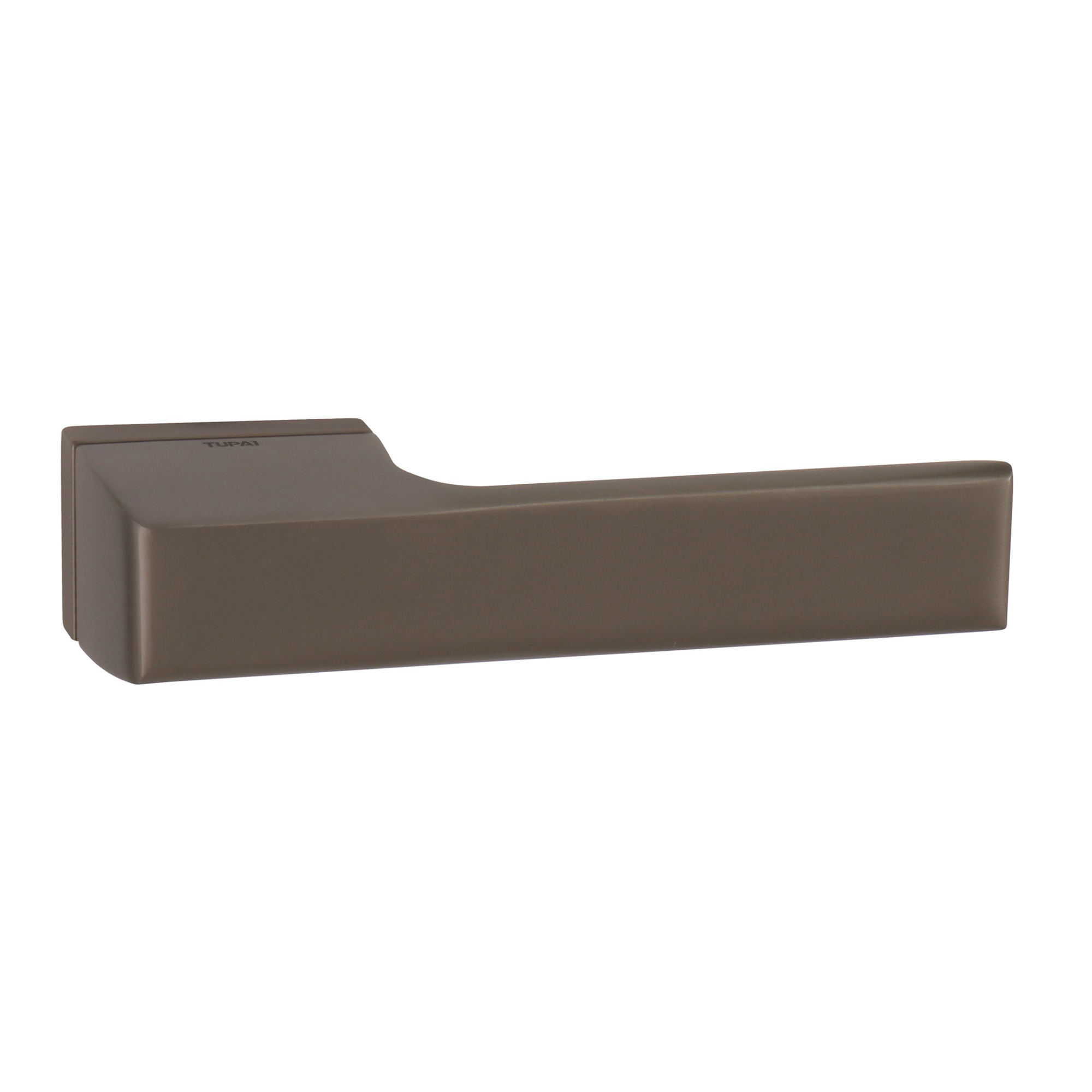 T3099LTT Tupai Rapido RetaLine Panela Lever Door Handle on Long Rose - Titanium