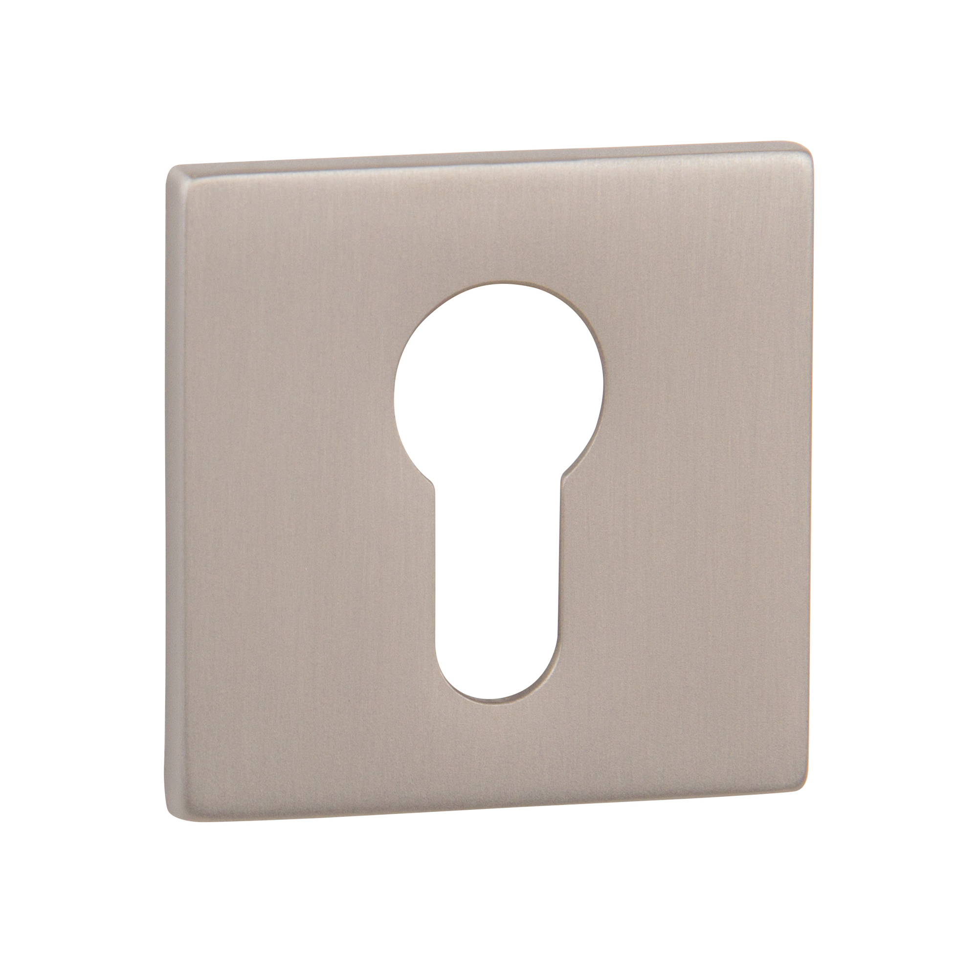 TESCES5SPL Tupai Rapido 5S Line Euro Escutcheons on 5mm Slimline Square Rose - Pearl Nickel