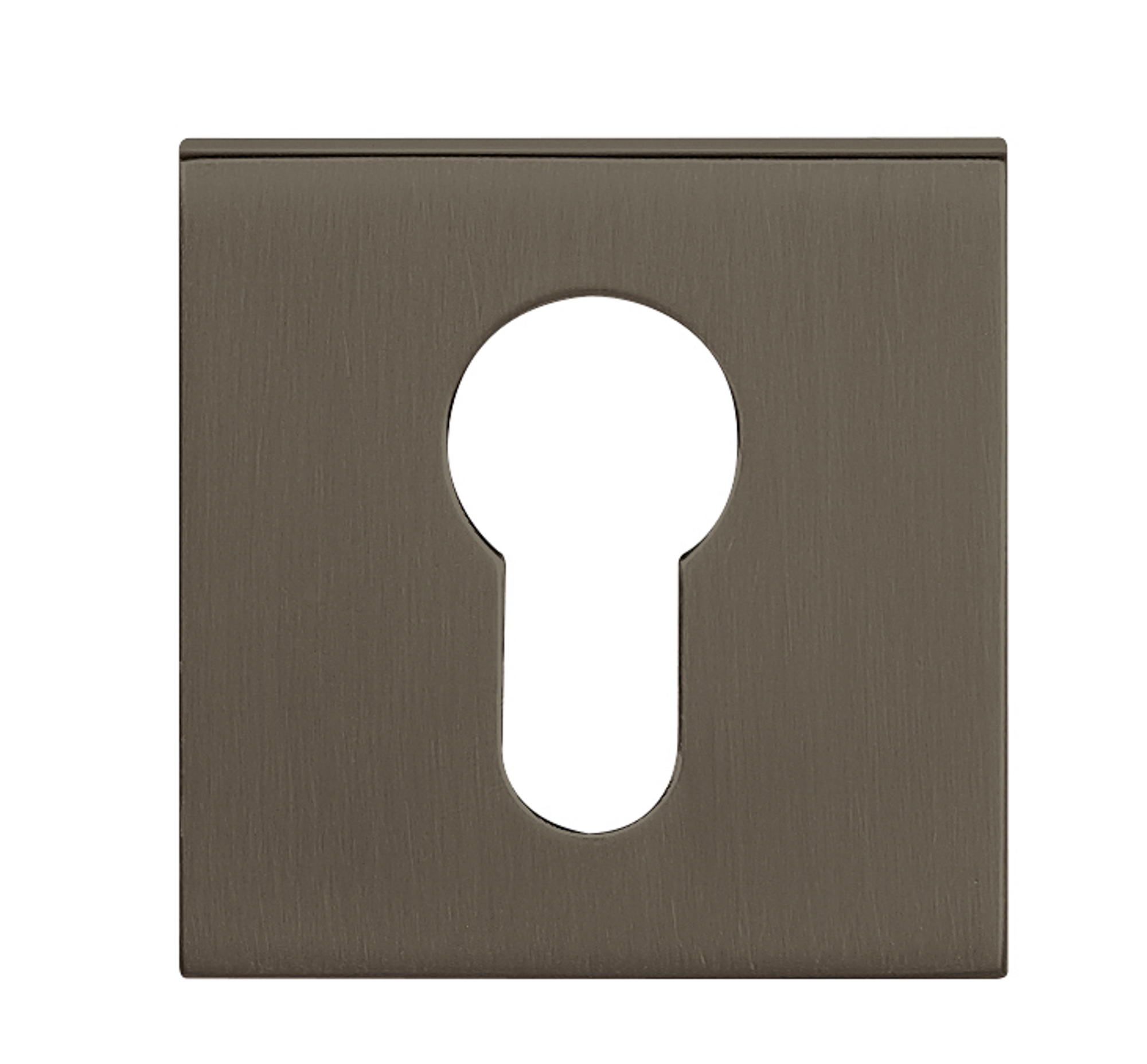 TESCESTT Tupai Rapido Curva/QuadraLine Euro Escutcheons on Square Rose - Titanium