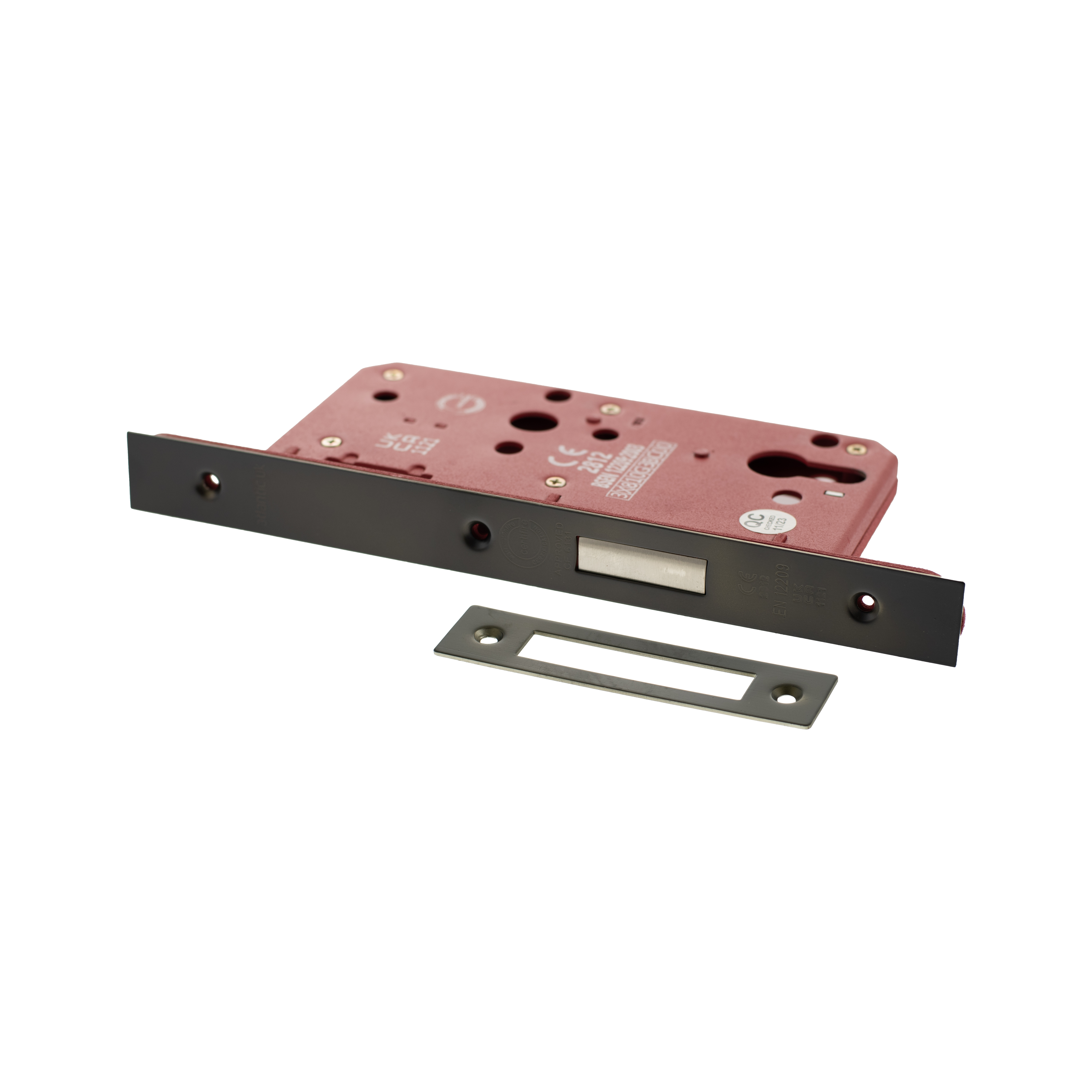 ALKDINED60UDB Atlantic DIN Euro Profile Deadlock Double Throw 60mm backset - Urban Dark Bronze