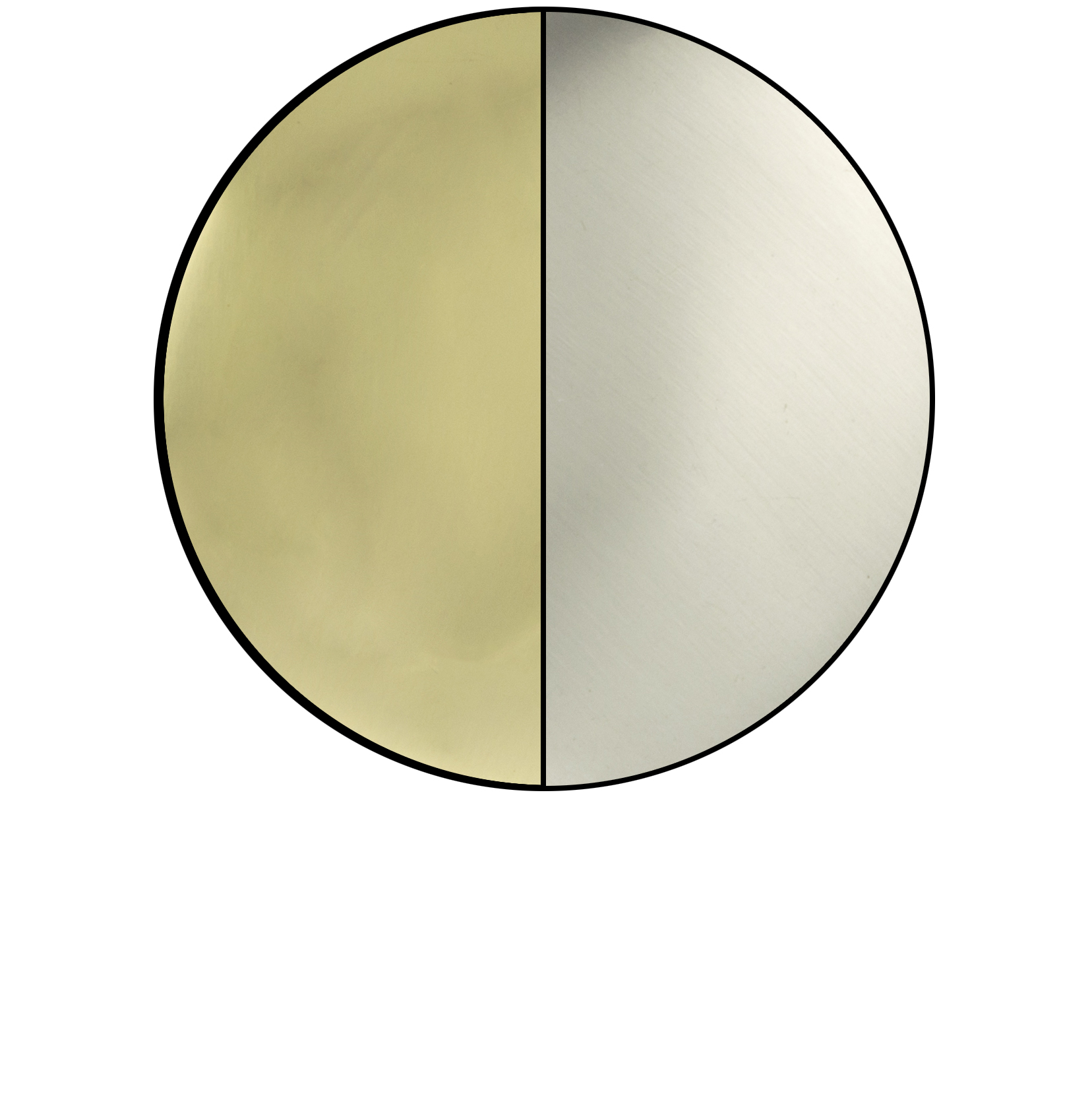 Satin Nickel/Polished Brass (SNPB)