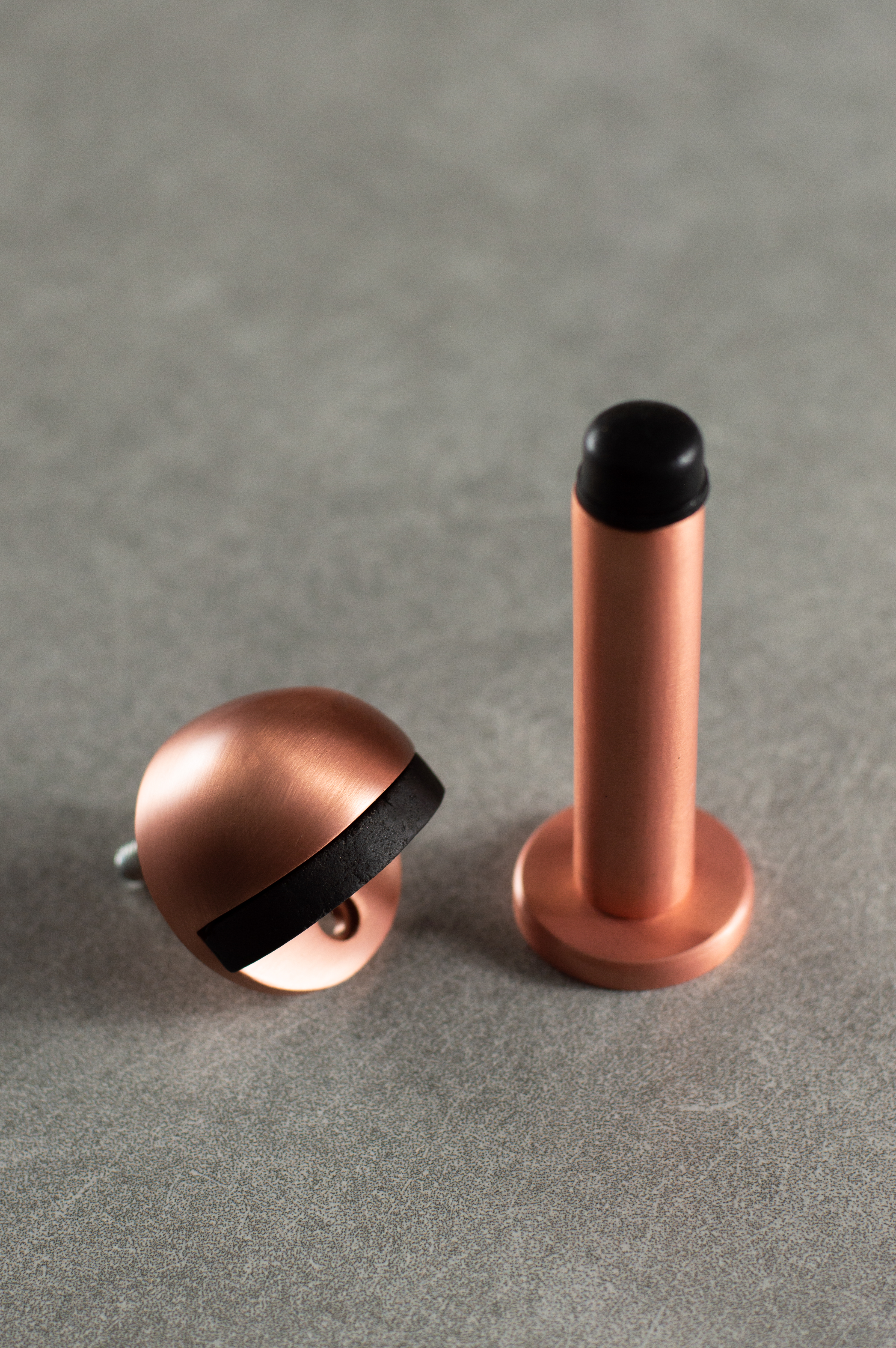 Urban Satin Copper Door Stops — Urban Satin Copper (USC), Atlantic