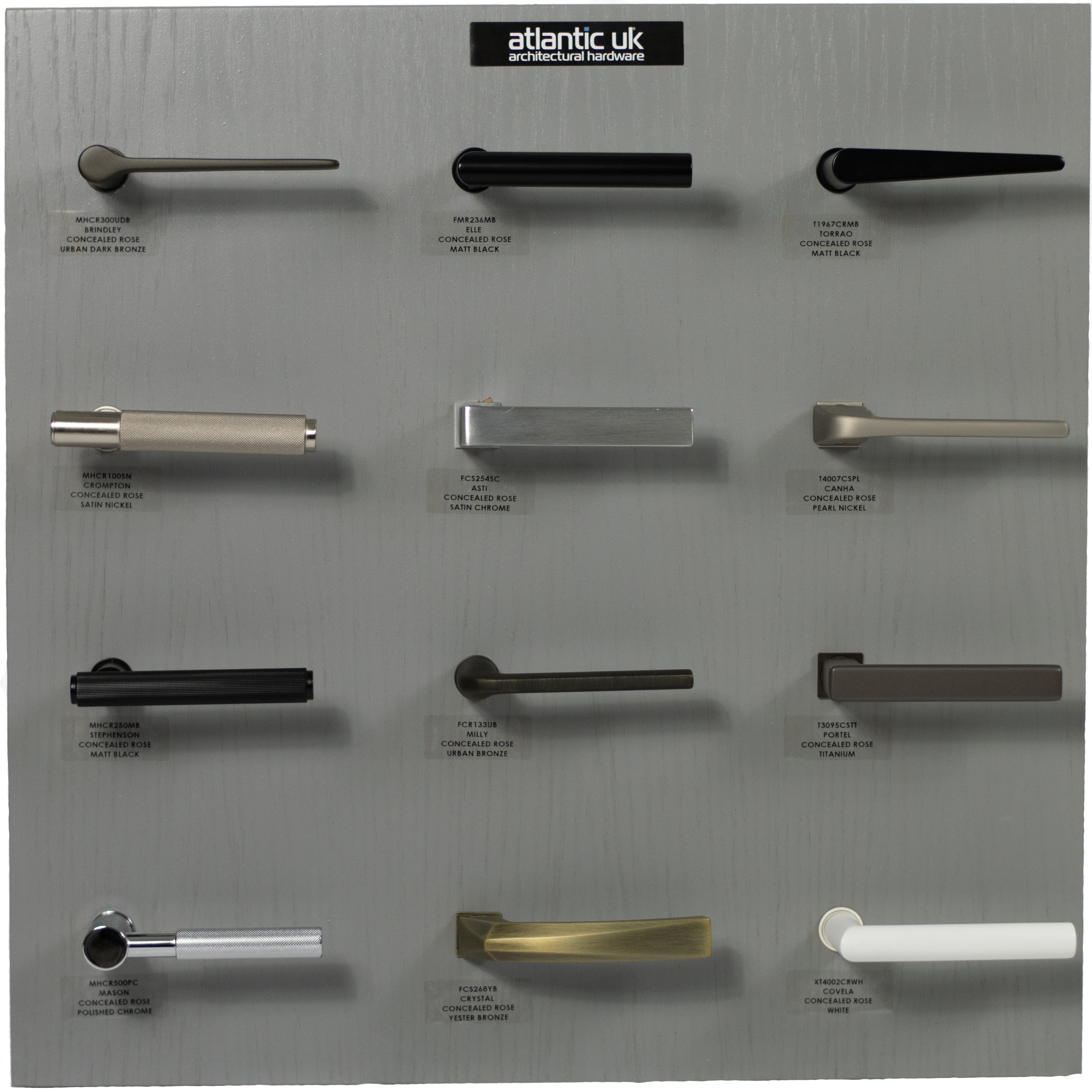DBCR Concealed Rose Display Board